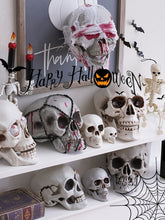 0709BA Halloween Dress up Pumpkin Decorative Jewelry Decoration Scene Layout Photo Props Horror Theme Skull Decoration